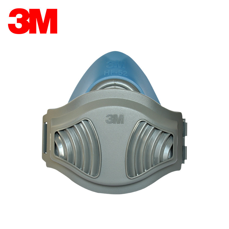 3M 防尘毒面罩HF-52硅胶面罩粉尘 喷漆 打磨 