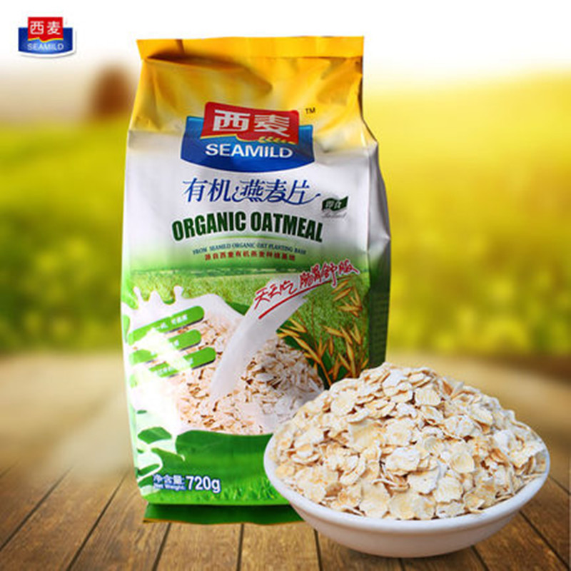 西麦 燕麦片 原味 720g袋装 (营养早餐即食燕麦片谷物)