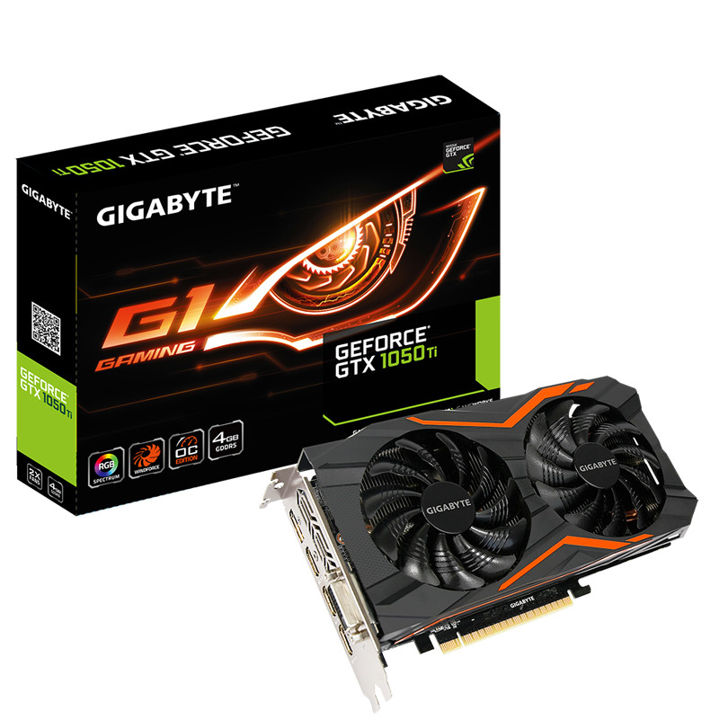 技嘉gigabyte gtx1050ti g1 gaming 4g/128bit gddr5显卡