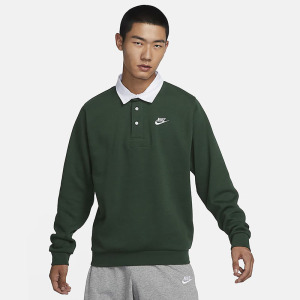 Nike耐克男子长袖T恤冬季新款加绒保暖翻领运动POLO衫DX0538-323