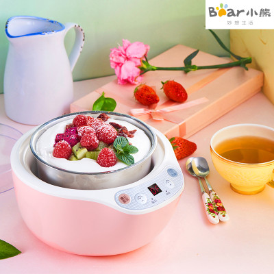 小熊(Bear)SNJ-B10N2家用酸奶机全自动不锈钢内胆 陶瓷定时发酵机