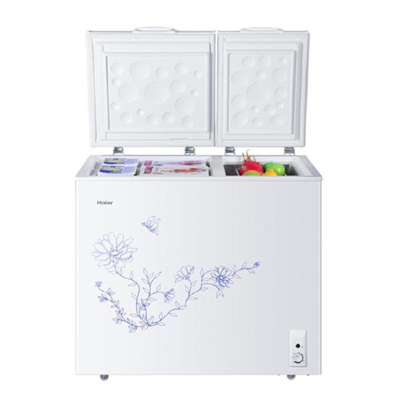 海尔(haier)fcd-161xz(ds) 161升 卧式家用双温大冷冻小冷藏冰柜