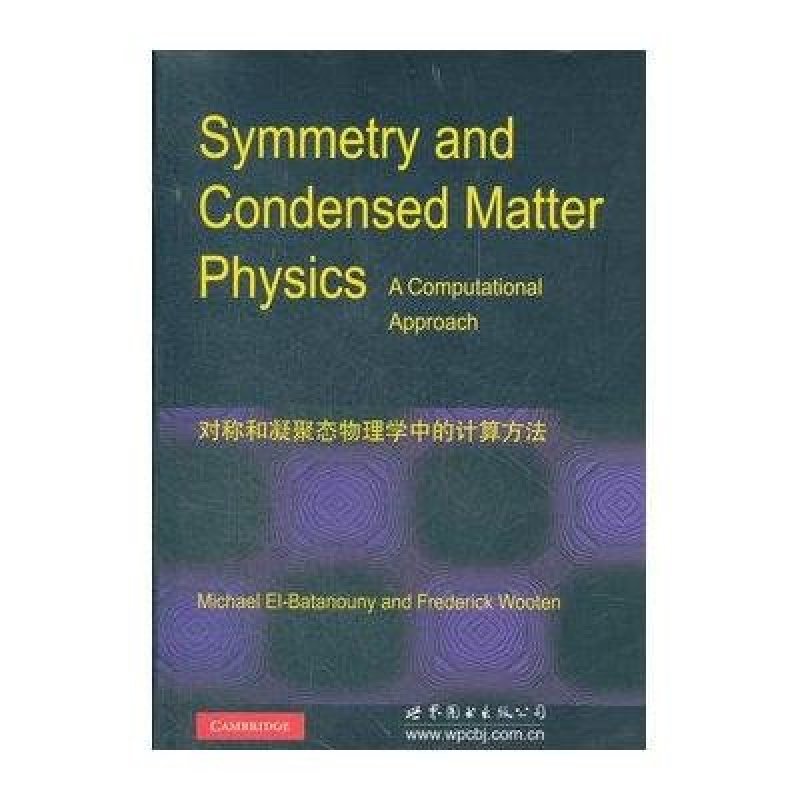对称和凝聚态物理中的计算方法 英文 世界图书