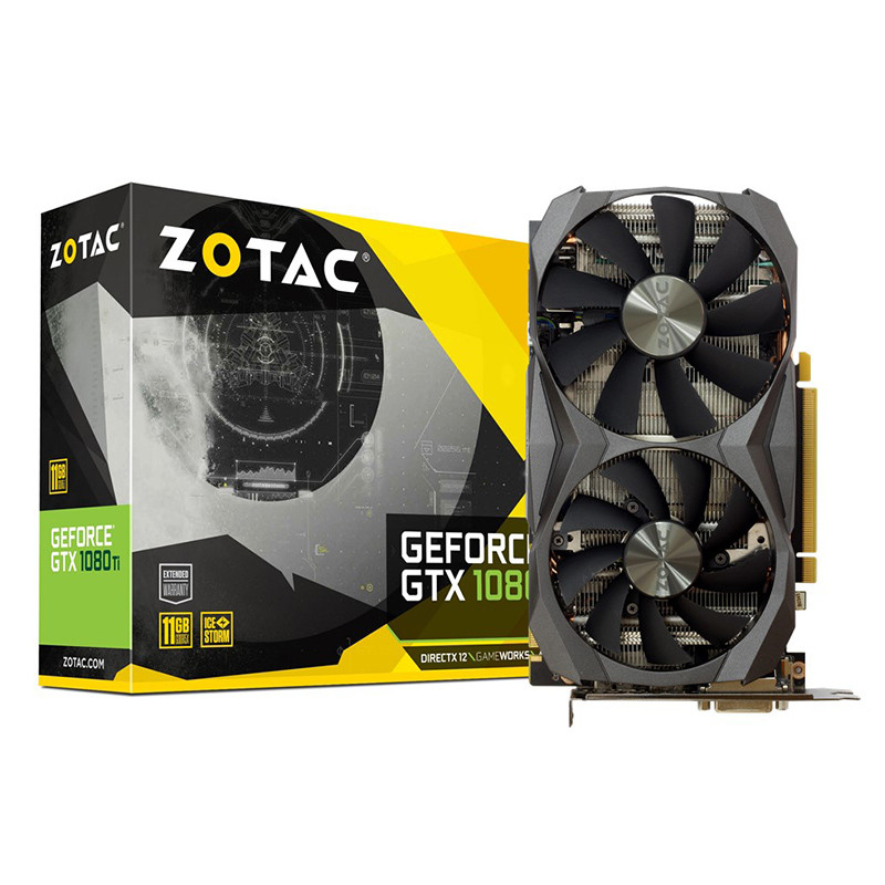 索泰/zotac geforce gtx 1080 ti mini 11gb游戏独立显卡