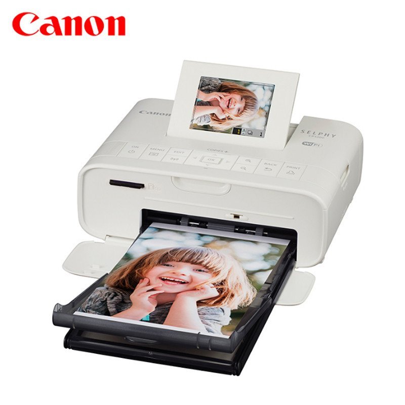 佳能 SELPHY CP1200小型照片打印机(白色) 佳