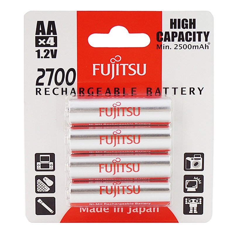 FUJITSU富士通高容量5号AA电池4节装HR-3U