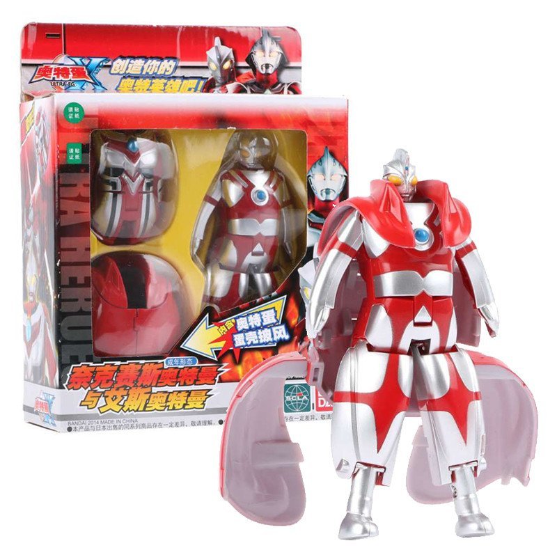 万代 奥特蛋奈克赛斯奥特曼 成年形态与艾斯奥