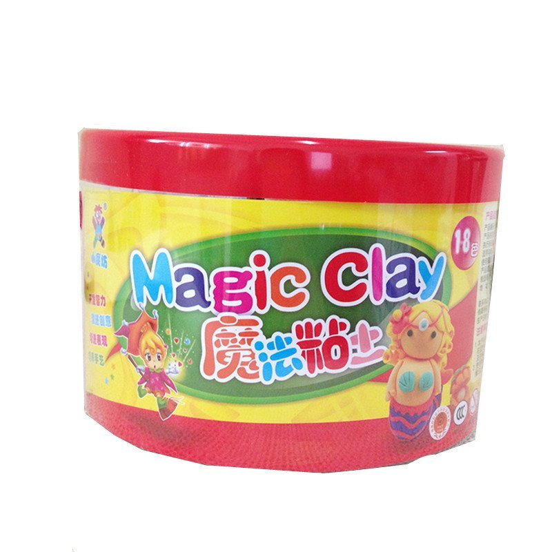 MF-8018魔法粘土18色装 手工DIY 橡皮泥 开馨
