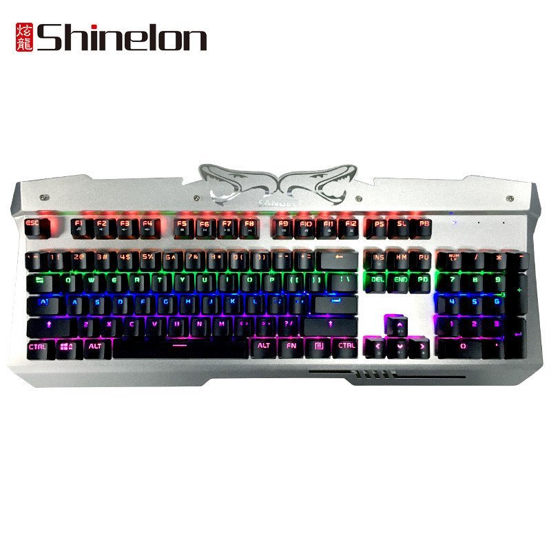 炫龙专属 混彩背光机械键盘 全键位含数字键区