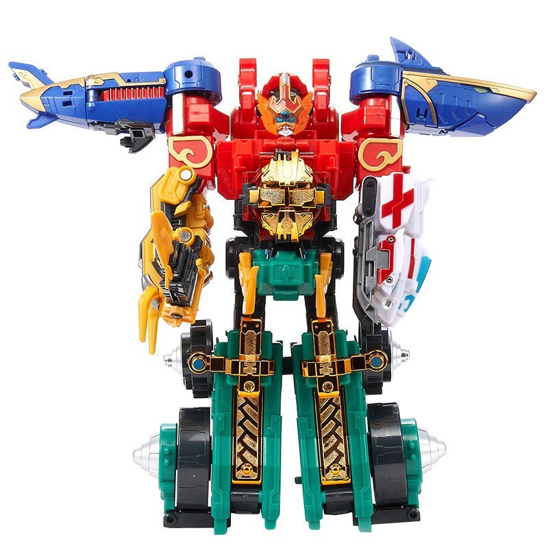 巨神战机队玩具 破天战击王终级合体机器人豪