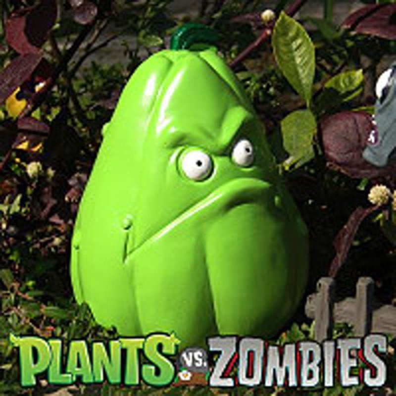 宫禧pvz植物大战僵尸玩具万圣节南瓜植物 7号倭瓜