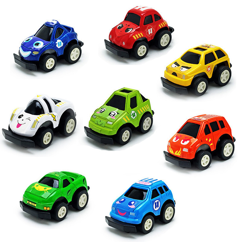 合金车模回力小汽车模型迷你口袋小车仿真合金车儿童汽车速翔玩具随机