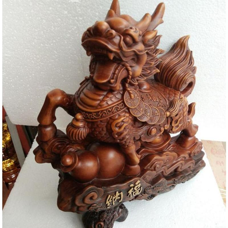 九华山2018年新品【招财送子】平安吉祥祥瑞麒麟摆件