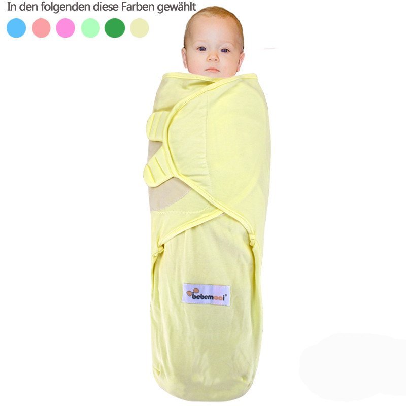 swaddle婴儿襁褓包巾新生儿纯棉包裹被包布防踢被