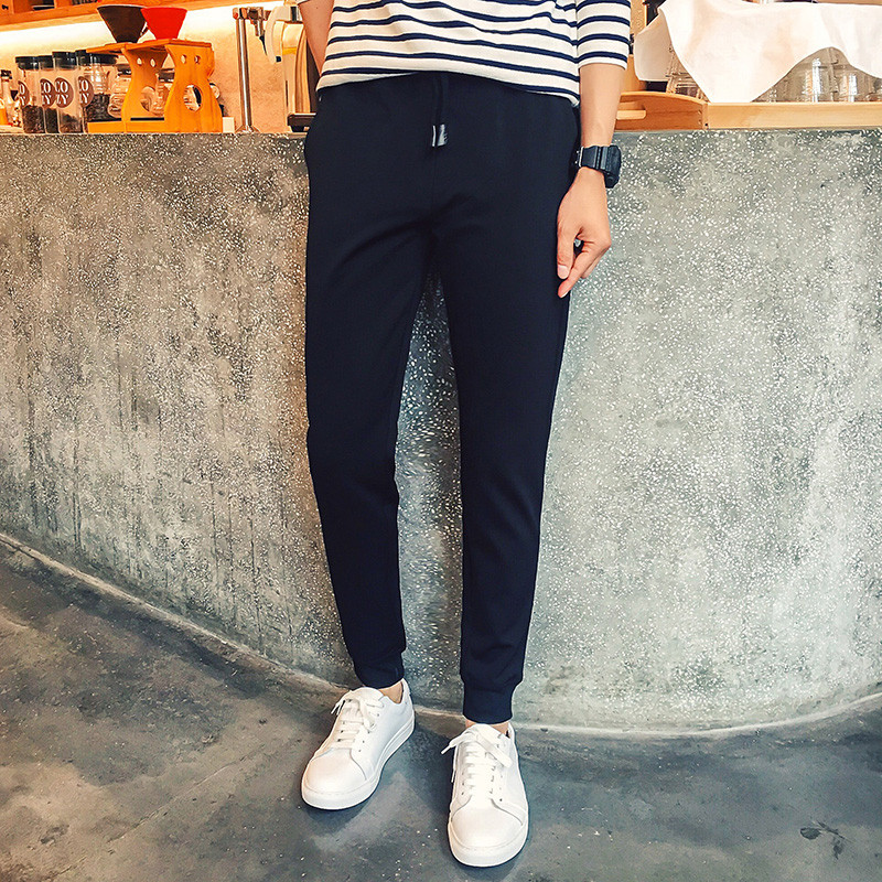 克林科斯 A003-K175-030 纯色哈伦休闲裤涤9