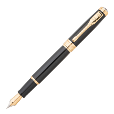 英雄(HERO)钢笔 766黑色铱金笔尖 墨水笔 签字笔