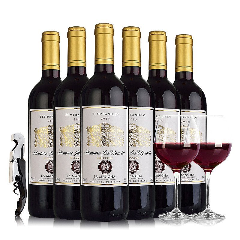 西班牙法定产区DO级 原瓶进口红酒 品乐佳威龙