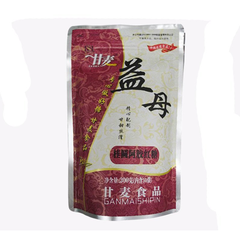 甘麦益母桂圆阿胶红糖200g\/袋纯甘蔗加工特产