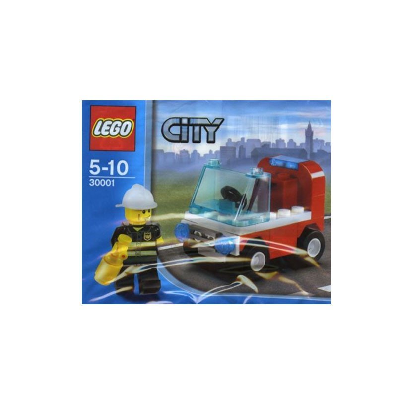 LEGO乐高积木玩具 城市City 小型消防车 L300