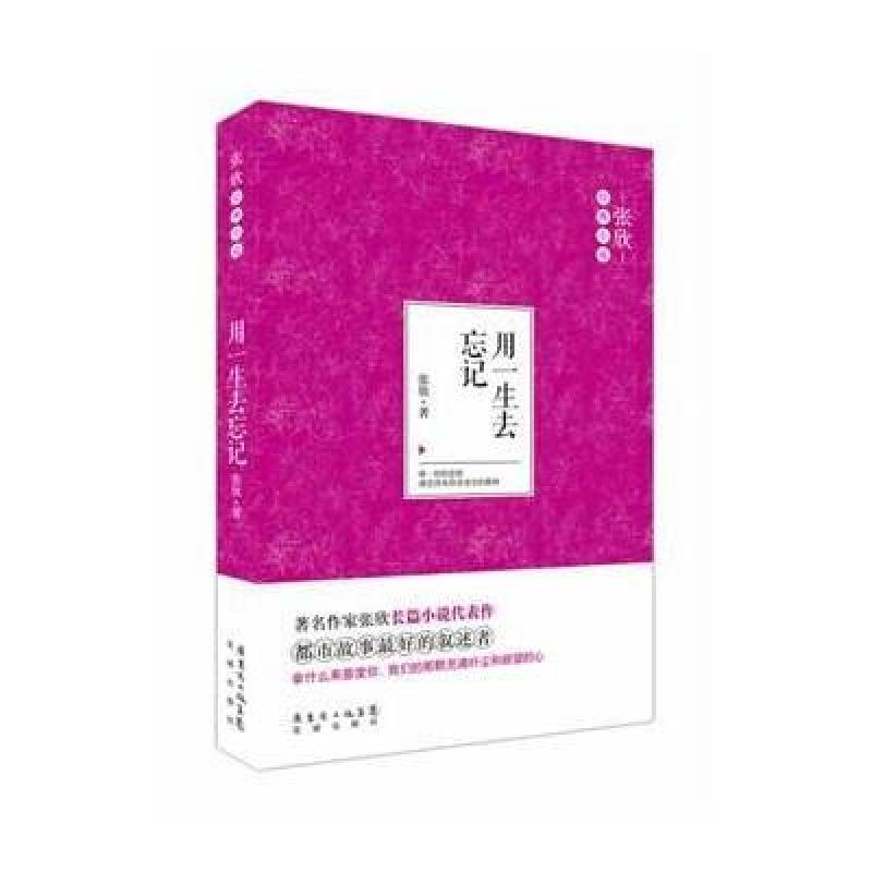 张欣经典小说集 用一生去忘记 花城出版社