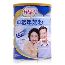伊利 中老年奶粉900g/克罐装