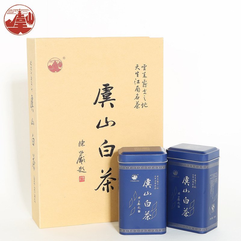 虞山绿茶 白茶雨前新鲜茶叶100g蓝罐礼盒包装