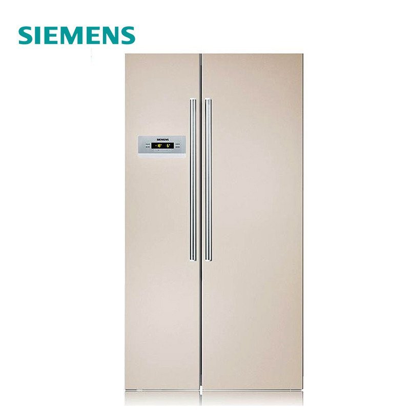 西门子(siemens) ka82nv03ti 610l 浅金色 双循环 对开门冰箱 双开门
