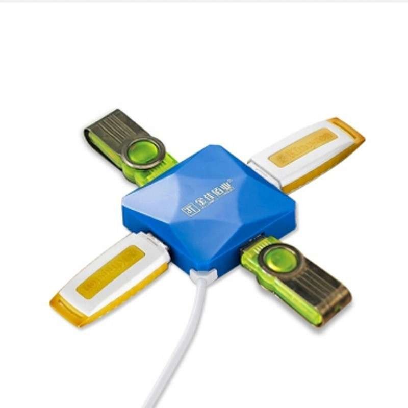 金佳佰业 电脑usb分线器1拖4usb-hub 加长线hub 集线器高速转换器一拖