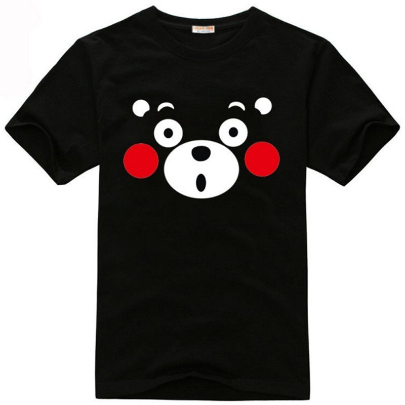 熊本熊kumamon/酷ma萌/圆领/短袖t恤/纯棉衣服/萌熊/萌宠/熊本熊头像