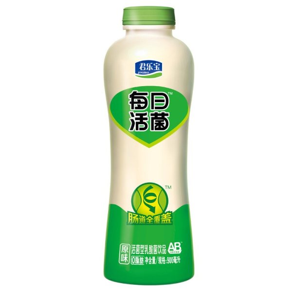 【碧盛食品专卖店】君乐宝 每日活菌褐色活性乳酸菌(原味) 900ml*6瓶 -苏宁易购