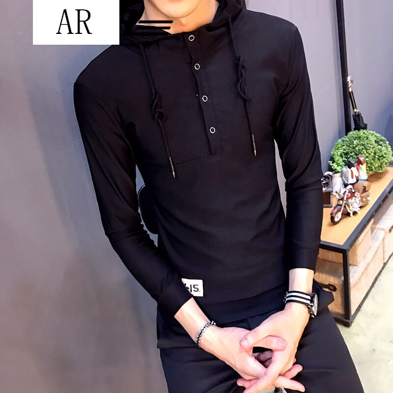 AR男士卫衣秋冬季2017新款英伦长袖T恤套头