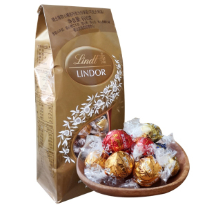 Lindt瑞士莲软心精选巧克力分享装软心黑巧克力精选装喜糖600g