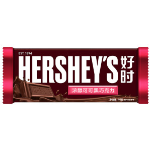 好时(Hershey’s)Hershey's/好时巧克力排块40g牛奶黑巧巴旦木白巧风味休闲零食品糖果