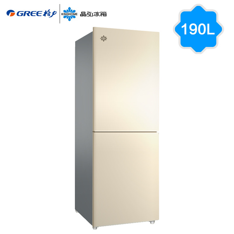 Kinghome\/晶弘冰箱BCD-190C现代金两门小金豆系类机械两门直冷冰箱 晶弘冰箱晶弘冰箱BCD-190C现代金【价格 图片 品牌 报价】-苏宁易购格力(TOSOT)润迈专营店