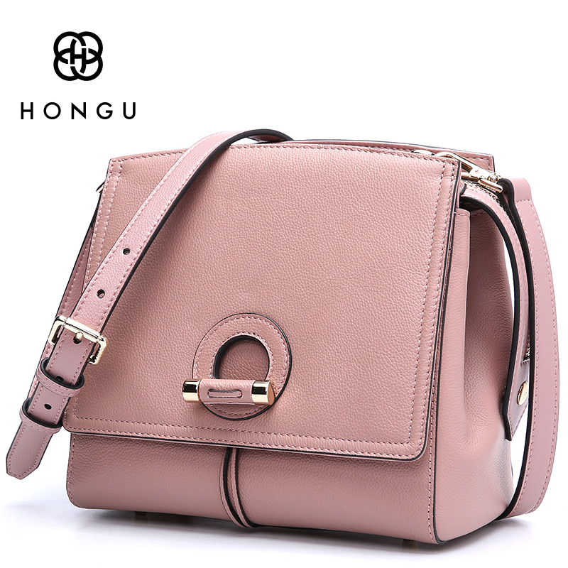 HONGU红谷女包2017新款日韩个性潮流斜挎单