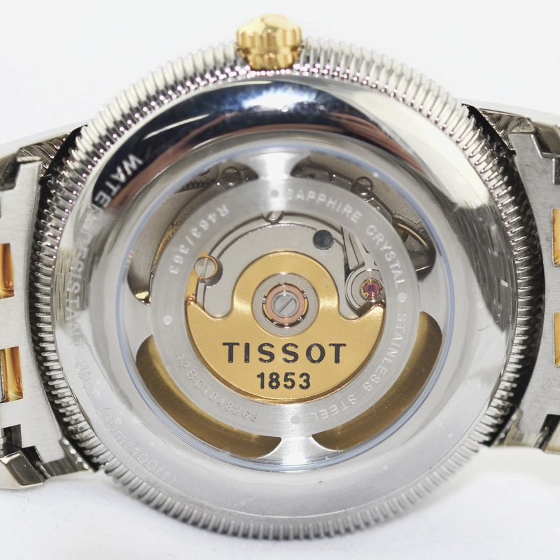 天梭tissot 宝环系列 自动机械男表 t97.2.483.31 原装正品