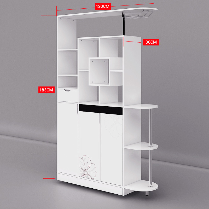 百里香 鞋柜玄关柜简约现代隔断柜简易装饰屏风柜客厅双面门厅柜