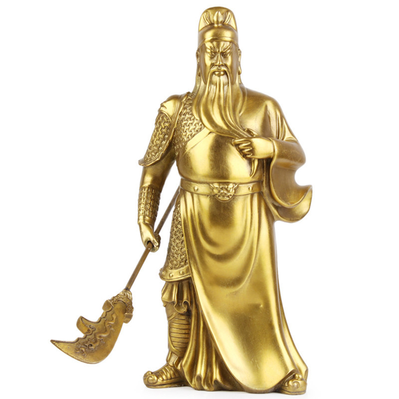 2016武财神关公铜像家居装饰 工艺品摆件 家居