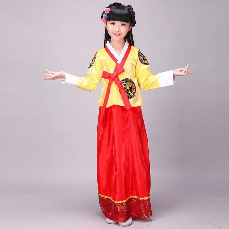 六一儿童大长今韩服表演服朝鲜族女童服装少数民族韩国舞台装女童
