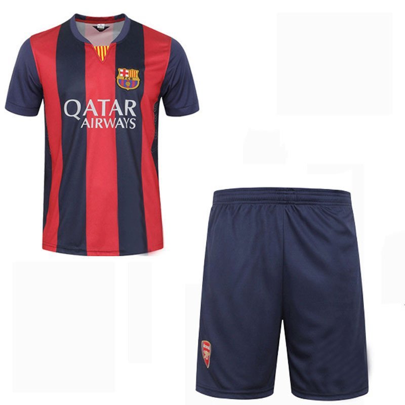 2014-2015巴萨俱乐部足球训练服T恤短袖足球
