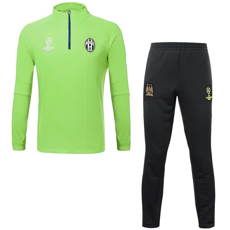 15-16巴萨宝蓝长袖球衣巴塞罗那梅西内马尔足