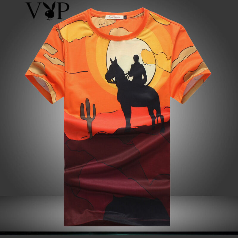 花花公子贵宾2017夏装新款丝光麻面料男士卡