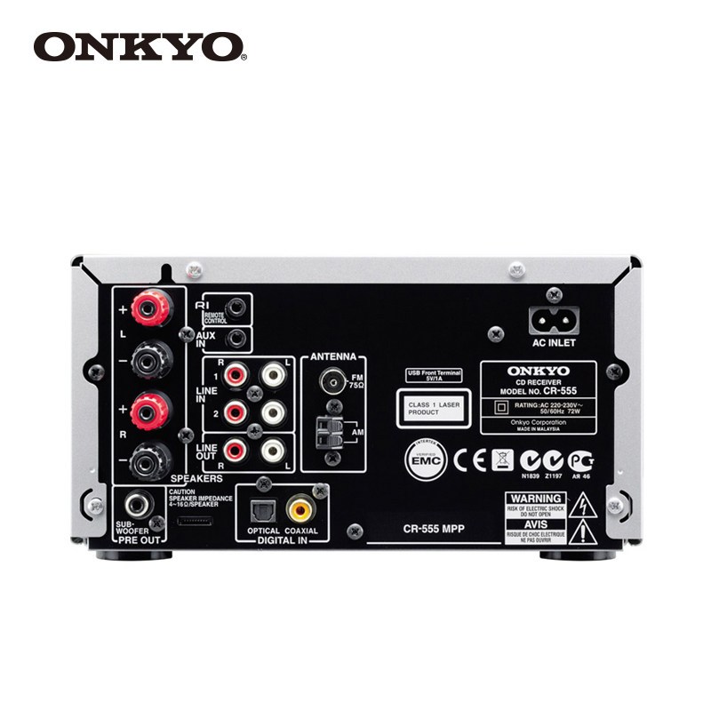 onkyo/安桥 cs-555迷你音响组合hifi音响套装 纯cd播放器 进口机