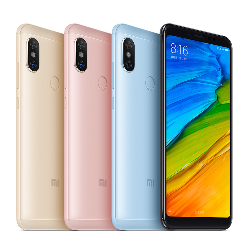 小米 红米note5 全网通版 4gb 64gb 金色 移动联通电信4g手机 双卡双