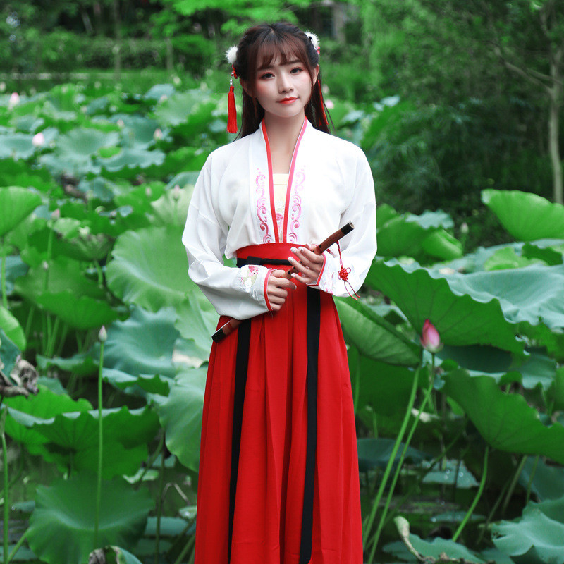 娇诗朵夏新款汉族传统服饰舞台表演金鱼海浪绣