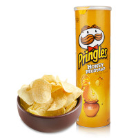 pringles品客薯片蜂蜜芥末味169g/罐