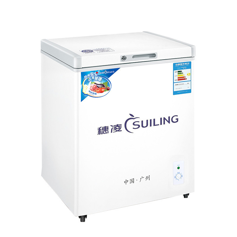 穗凌(suiling) bd-100 100升家用单温顶开门小冰柜冷冻冷藏可转换冷柜