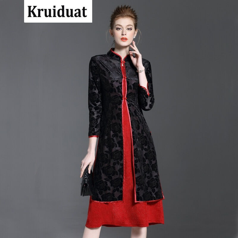Kruidvat2017宽松显瘦外搭时尚女士套装裙大码