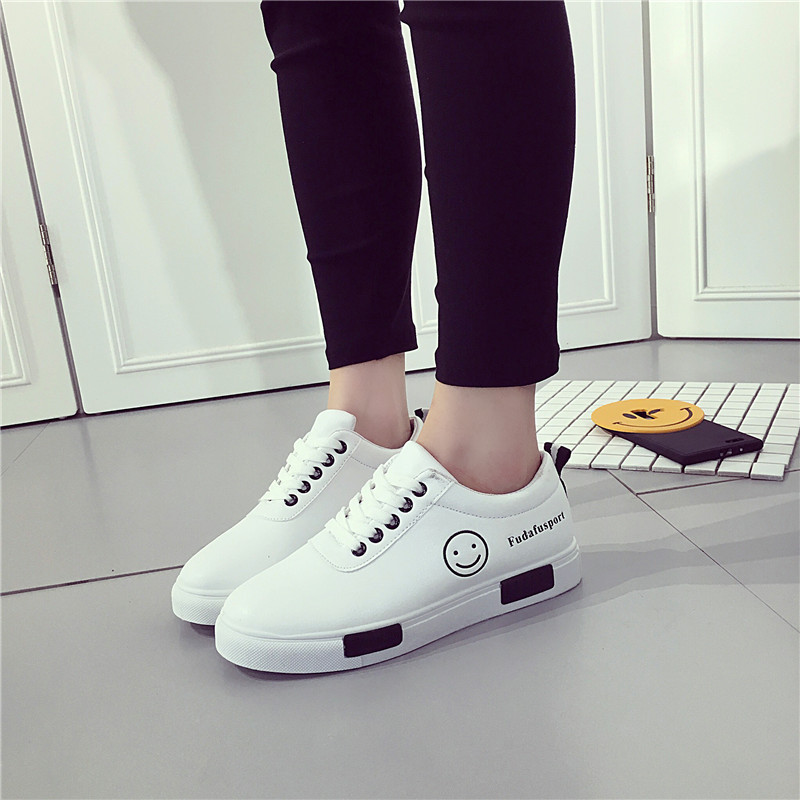 2017春季新款女式休闲鞋圆头细带平底鞋韩版