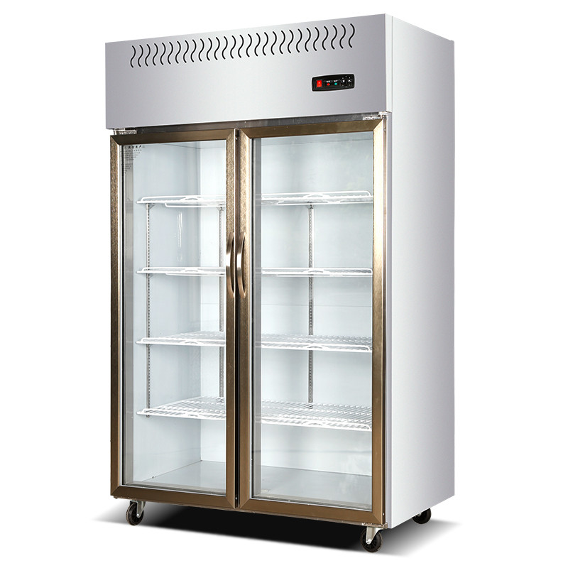 星星(xingxing)bc-880e 880升商用冰柜立式双门冰箱冰柜 冷藏冷冻保鲜